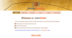 Desktop Screenshot of bracketmatchup.com