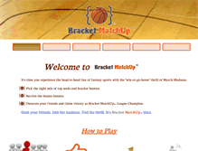 Tablet Screenshot of bracketmatchup.com